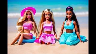 Привет лето! Что спрятано в песке? Это лучшие кукольные каникулы! Идеи своими руками