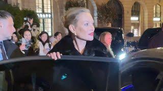 KATE MOSS AND LILA MOSS AT SAINT LAURENT WOMEN'S WINTER 24 SHOW IN PARIS