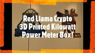 Red Llama Crypto Kilowatt Power Meter Box