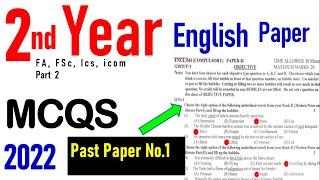 2nd Year English Guess Paper 2022 |         F.A FSC ENGLISH SOLVED PAPER,