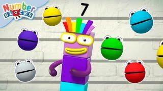 ¡Intenta no reírte con los Numberblobs! |  40 minutos de Aprende a contar | Numberblocks Español