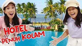 NGINAP DI HOTEL PENUH KOLAM RENANG !! Roomtour Yuk | Vlog Liburan Bali Part 8 | CnX Adventurers