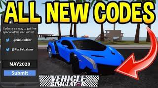 Vehicle Simulator New Codes (JUNE CODES) |Roblox