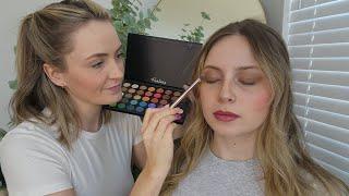 ASMR Professional Wedding Makeup Application - Hair Fixing & Finishing Touches