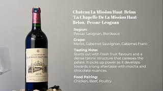 Chateau La Mission Haut Brion 'La Chapelle De La Mission Haut Brion, Pessac Leognan