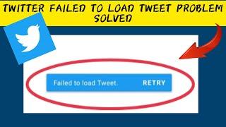 How To Solve Twitter App "Failed to load Tweet" Problem || Rsha26 Solutions