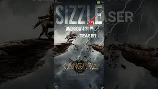 KANGUVA TEASER SIZZLE TOMORROW 4:30 PM #kanguva #kanguvateaser #siva #surya #kanguvatrailer