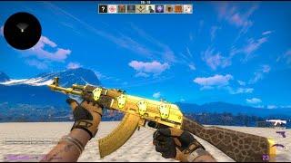 He applied $2200 worth of stickers to the new Gold ak