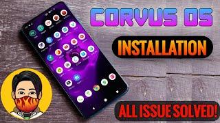 Corvus OS Installation process to avoid all issues || POCO X2 In Hindi