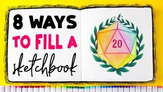 8 Artsy Ideas to Fill Your Sketchbook