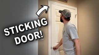 How to Fix a Sticking Door