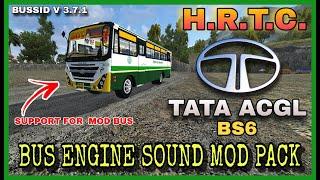 NEW HRTC TATA ACGL BS6 BUS ENGINE SOUND MOD PACK SUPPORT FOR ALL MOD BUSSID V3.7.1