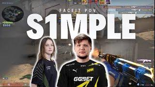 s1mple plays with NIP Girl Qiyarah | June 27, 2023