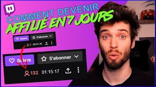 COMMENT GAGNER DES FOLLOWERS TWITCH RAPIDEMENT ! Guide affilié en 7 jours !