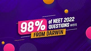 98% of NEET 2022 Questions were from Darwin| Best NEET App with highest strike rate #NEET