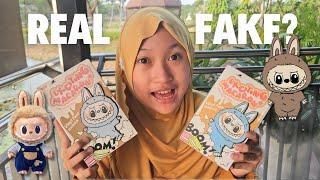 Secret Box - Real VS Fake Boneka Labubu Aqilla  Aqilla's Diary