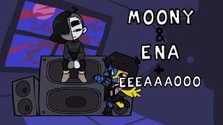 Friday Night Funkin' Moony And Ena Mod (EEEAAAOOO Included)
