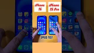 Apple Iphone 16 Vs Apple Iphone 15 Pro Speed Test Comparison | Apple A18 vs Apple A17 Pro