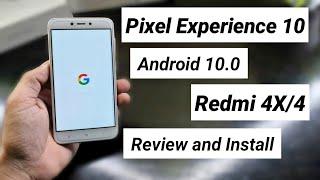 Android 10 Pixel Experience ROM for Redmi 4X/4 (santoni) Review and Install