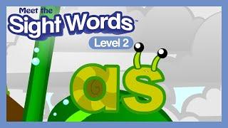 Meet the Sight Words Level 1 - "αs" | Preschool Prep Company