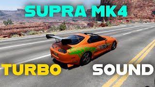 Turbo Sound  supra Mk4  Drag sound #supra #turbo #beamng