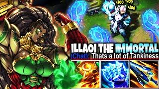 IMMORTAL ILLAOI 5000+ HP SEASON 14 BUILD THE ABSOLUTE DAMAGE AND SUSTAIN | LoL Illaoi s14 Gameplay