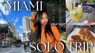 Miami Solo Trip Vlog | citzenM Miami Brickell, all you can eat sushi , south beach + more