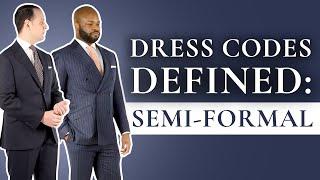 Semi-Formal Dress Code, Defined: What It Is & How to Wear It