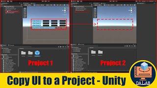 Copy UI Objects from One Project Editor to Another in Unity