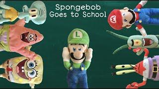 SpongeBob Goes to School! - SpongePlushies (100 Sub Special)