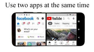 How to use two apps at the same time