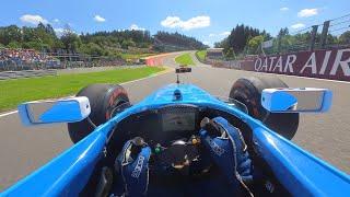 POV: Classic Formula 1 Showrun at Spa-Francorchamps | by Bakir Begovic #Visorcam #Insta360