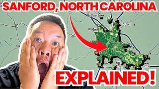 North Carolina's HIDDEN GEM  SANFORD NC COMPLETE Map Tour 2024!  (Watch Before You Move)