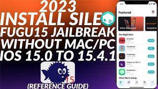 How to install Sileo on Fugu15 Jailbreak without Mac/PC | iOS 15.0 to iOS 15.4.1 Jailbreak | 2023