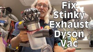 How to remove smell from Dyson hand held Vacuum