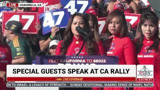 FULL SPEECH: Vietnamese American Beti Lapson Luu Speaks at Trump Rally in Coachella, CA - 10/12/24