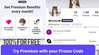 HOW TO GET ZEPETO PREMIUM FOR FREE +70 ZEMS 100% FREE [NO SCAM]