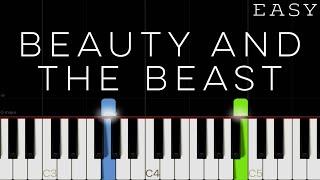 Beauty & The Beast - Disney | EASY Piano Tutorial