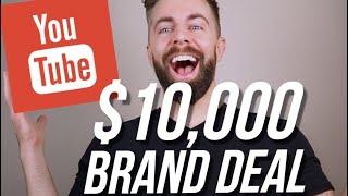 How I Got A $10,000 Brand Deal As A Small Youtuber (Making Money On Youtube)