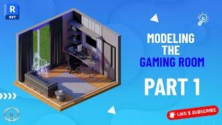 Revit : Modeling the GAMING room : PART 1