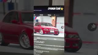 Oyunun ismi #Realistic Car Driving (BETA) 