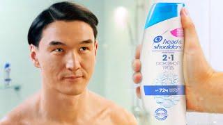 Head & Shoulders 2022 H&S Нурлан Сабуров Реклама на Казахском языке қазақ тілінде Хэд энд шолдерс