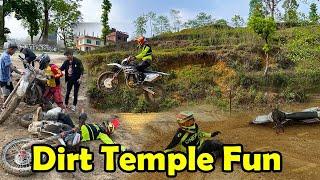 Dirt Track Ride || Dirt Temple || MRB Vlog ||
