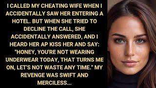 I Called My Cheating Wife When I Happened To See Her Walking Into A Hotel With Her Lover...