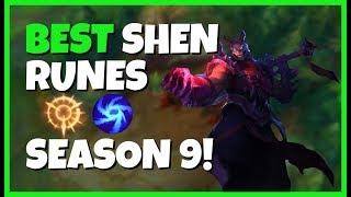 BEST SHEN RUNES FOR SEASON 9! League of Legends