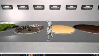 continuing work on footprint asset in Unreal engine 4