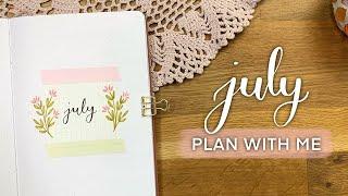 Plan With Me | 2023 July Bullet Journal Setup 