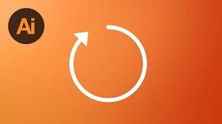 Learn How To Draw a Refresh Icon in Adobe Illustrator | Dansky