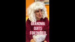 Goated Grandma Is Finally Quitting Playing Fortnite #shorts