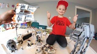 FATHER SON ULTIMATE LEGO BATTLE! / Star Wars Hoth!